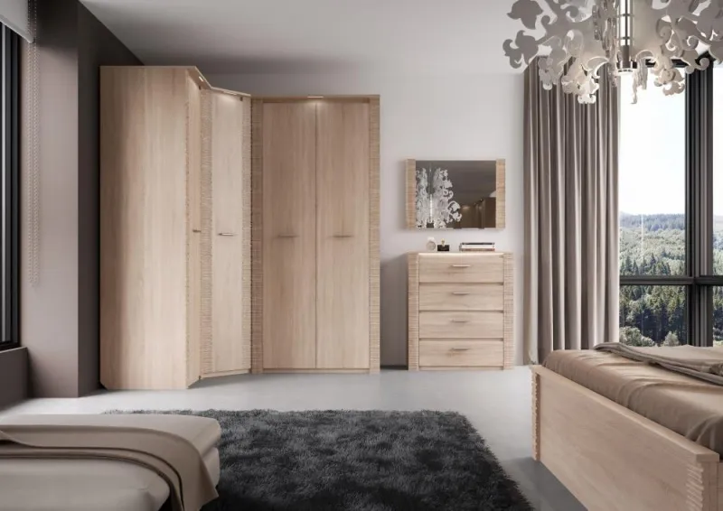 Шкаф двухдверный "Элана" спальня Дуб сонома