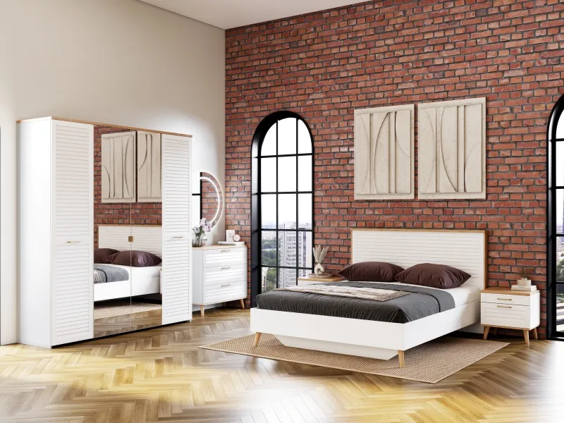 Спальный гарнитур "Гавана" композиция #2 Белый